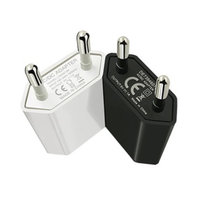 HENGYE Chargeur USB pour téléphone portable Standard Européen/Américain