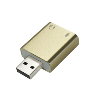 PROFESSIONER USB 7.1 carte son externe en alliage d'aluminium