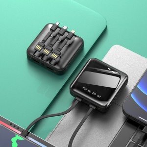 Mini Alimentation mobile avec câbles amovibles