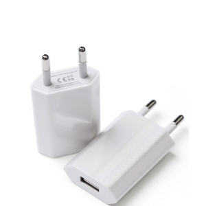 HENGYE Chargeur USB pour téléphone portable Standard Européen/Américain