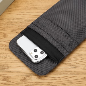 Pochette pour téléphone portable Oxford tissu fermeture par aimant 6,5 pouces