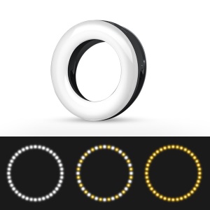 Selfie Lumière de remplissage pour téléphone portable LED anneau lumineux Type de clip