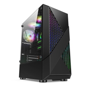 EVESKY Unité centrale PC Gaming ATX USB3.0/2.0  Transparent