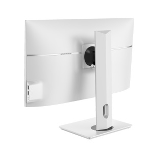 24pouce ordinateur de bureau rotatif tout en un (ordinateur+souris+clavier) Blanc