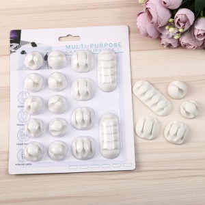 Organisateur pour câbles des donnés ensemble de 16 pcs
