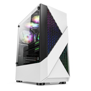 EVESKY Unité centrale PC Gaming ATX USB3.0/2.0  Transparent
