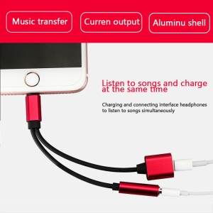 Connecteur audio iPhone 2 en 1 type C 135mm