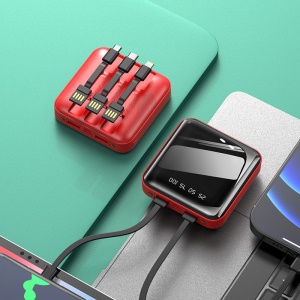 Mini Alimentation mobile avec câbles amovibles