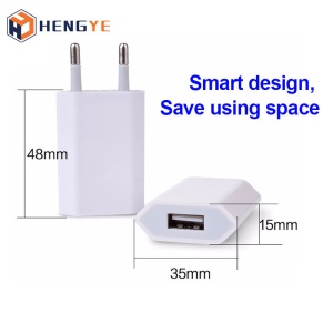 HENGYE Chargeur USB pour téléphone portable Standard Européen/Américain