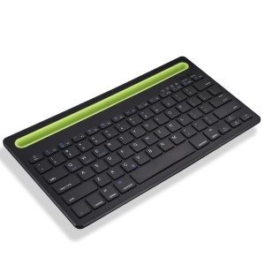 Clavier Bluetooth rechargeable avec fente pour téléphone portable/tablette