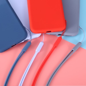 Collier pour téléphone portable en silicone liquide 43cm