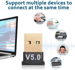 Adaptateur USB Bluetooth 5.0 sans fil sans pilote