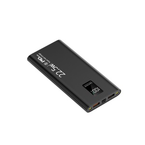 22.5W Alimentation mobile à charge rapide avec LED lumière et affichage de puissance