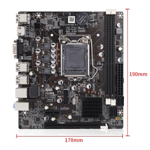 Carte mère d'ordinateur de bureau H61 LGA1155
