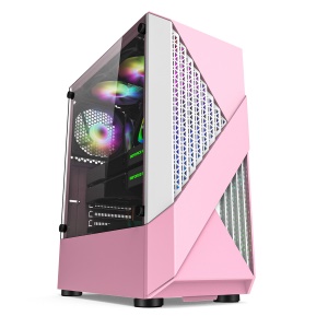 EVESKY Unité centrale PC Gaming ATX USB3.0/2.0  Transparent