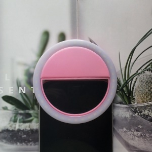 Selfie Lumière de remplissage pour téléphone portable LED anneau lumineux avec Clip élastique