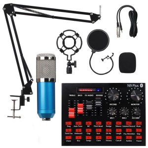 Kit carte son LED respiration lumière réglage automatique (Carte son + câble live de la carte son*2 + câble de données + microphone + câble audio 6.0 de 2,5m + support anti-vibration + support cantilever)