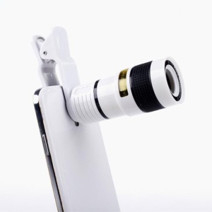 Télescope objectif photo HD 12x zoom pour téléphone portable