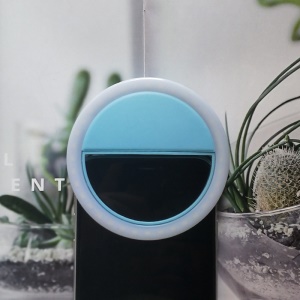 Selfie Lumière de remplissage pour téléphone portable LED anneau lumineux avec Clip élastique