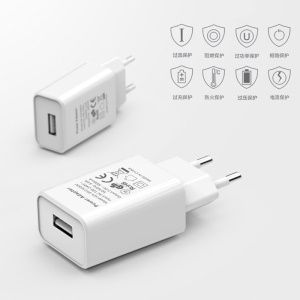 Chargeur de téléphone portable USB standard européen universel 5V1A
