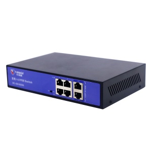 Huashidun Commutateur 100 mégaoctets 4+2 POE