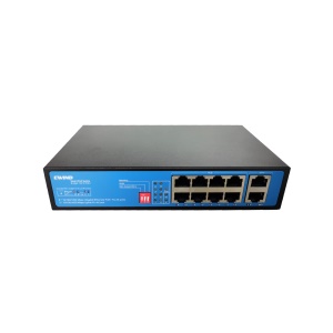 Commutateur POE intelligent Gigabit 8+2 ports électriques