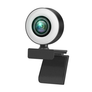 Caméra USB haute définition avec lumière de remplissage LED rotation de 306°