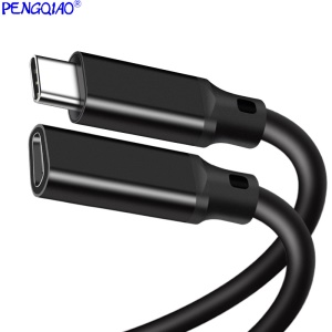 Câble d'extension Type-c USB3.2 noir