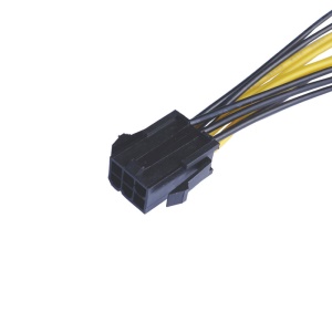 YUFAN Câble d'alimentation PCI 6pin femelle vers double 6 + 2pin un sur deux