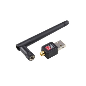 Carte réseau sans fil USB mini USB 2.0 noir