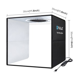 PULUZ Mini studio photo, Boîte à lumière pour photographie petits produits  30cm pliable et portable