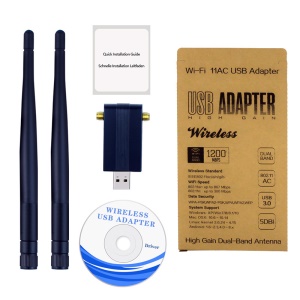Thinkmart transmetteur carte réseau sans fil double fréquence USB 3.0 1200 Mbps