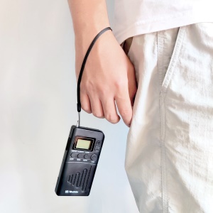 Wodeke Radio portable avec réveil Affichage numérique