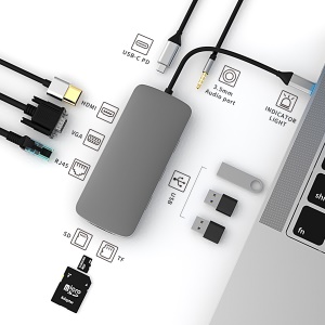 Adaptateur USB Type-C 4K HD avec une transmission efficace