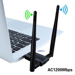 Thinkmart transmetteur carte réseau sans fil double fréquence USB 3.0 1200 Mbps