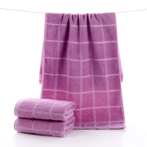 kit de 3 serviettes 2 serviettes pour visage+ 1 serviette de bain
