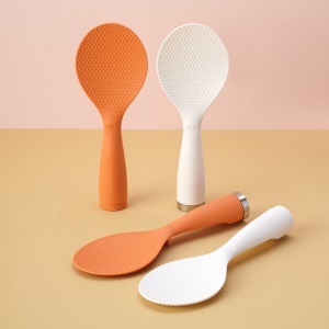 Cuillère à riz en plastique antiadhésive debout