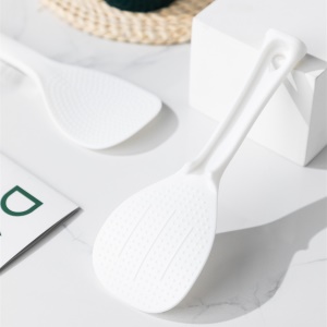 Cuillère de riz antiadhésive en plastique cuillère debout