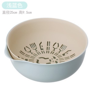 Bassine à légumes 2 en 1 extra-épais en plastique
