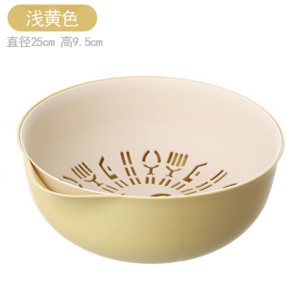 Bassine à légumes 2 en 1 extra-épais en plastique