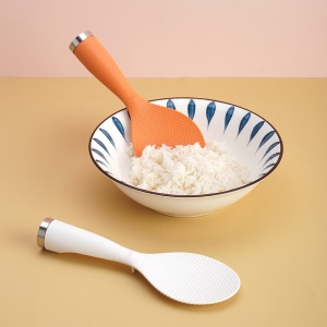 Cuillère à riz en plastique antiadhésive debout