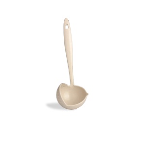 cuillère de cuisine passoire  à double usage en plastique incurvée