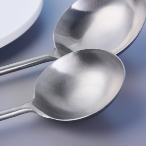 SIDELI Cuillère de cuisine à long manche en acier inoxydable