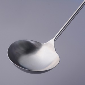 SIDELI Cuillère de cuisine à long manche en acier inoxydable