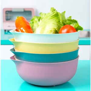 Bassine à légumes 2 en 1 extra-épais en plastique