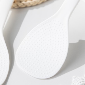 Cuillère de riz antiadhésive en plastique cuillère debout