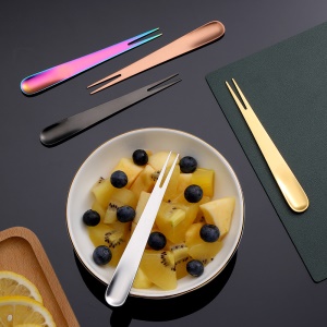 Fourchette à fruits en acier inoxydable longueur 123mm