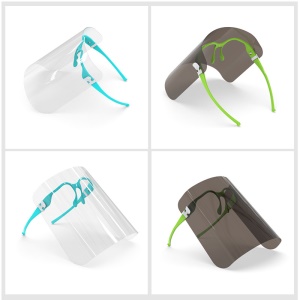 Masque de protection transparent monture de lunettes anti-éclaboussures et anti-éruption 29g
