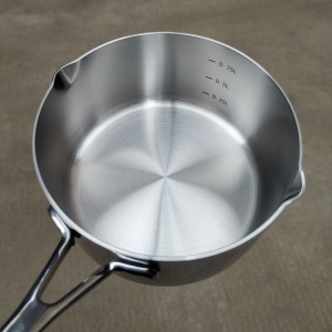 Casserole à lait avec longue poignée 750ML 304 acier inoxydable