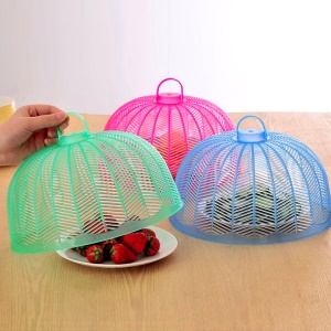 Couvercle alimentaire en PP plastique anti-poussière et mouche  25,5 * 12cm